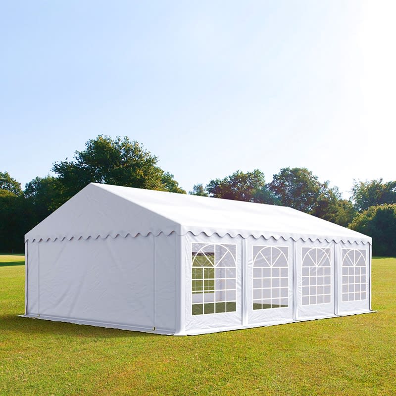 5x8m Tente de réception blanc PVC 700 Barnum, Chapiteau