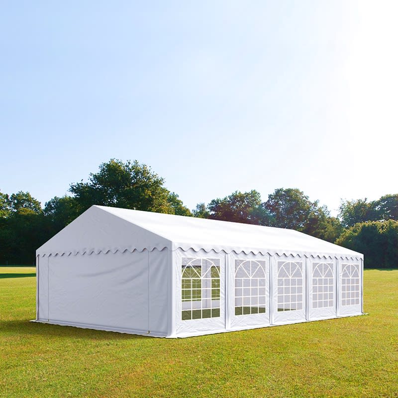 5x10m Marquee white PVC 700 PRO party tent, event shelter