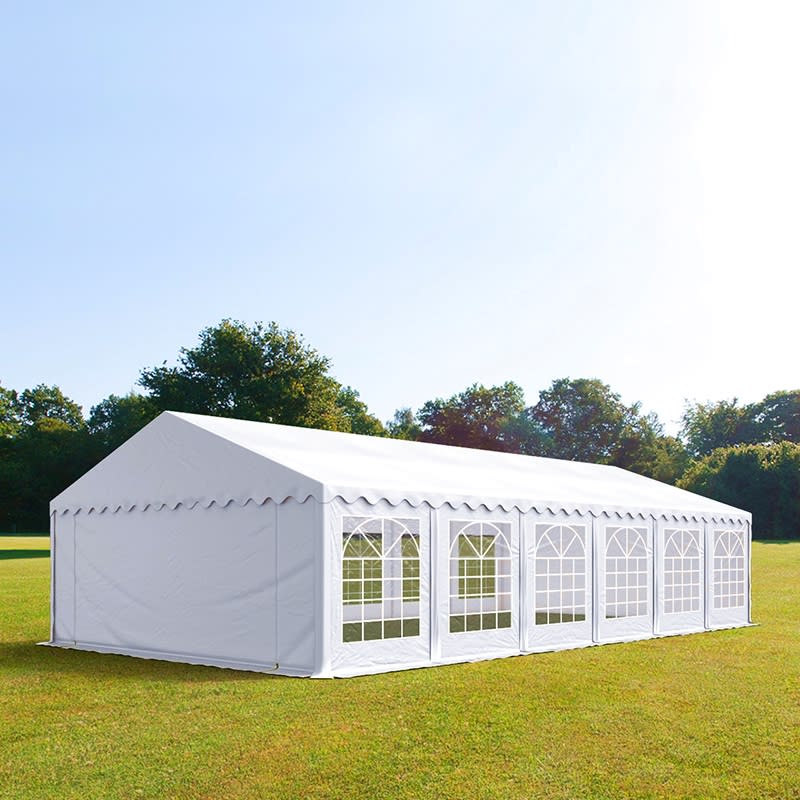 6x12m Partytent wit PVC 700 Feesttenten, Bruilofttent, Kadertenten, Horecatenten, Pagodetenten, Restaurant Tenten