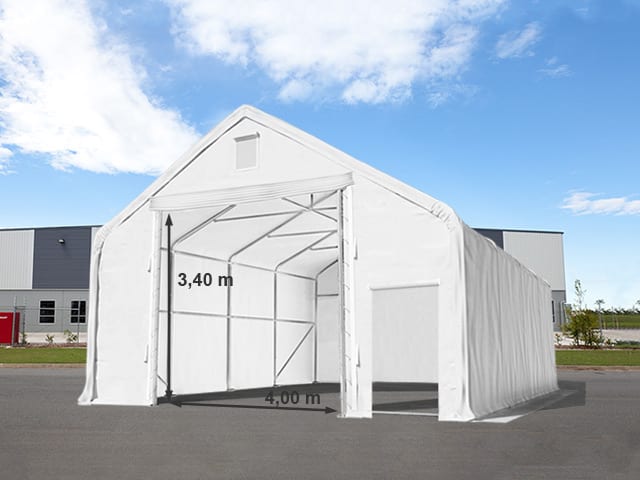 8x20m Industrial Tent white PVC 2300 Everest storage shelter
