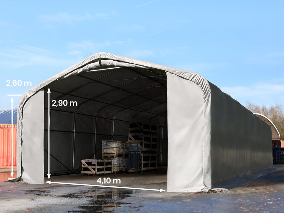 6x24m Industrial Tent grey PVC 2300 Viking storage shelter