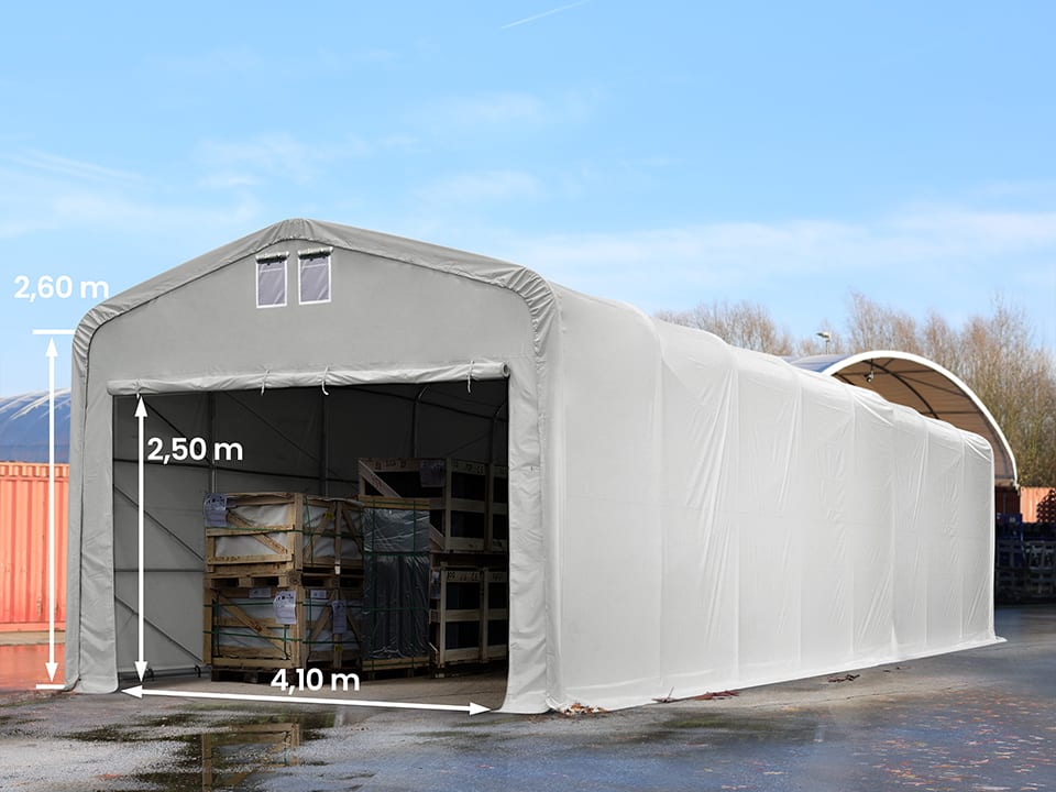 5x16m Industrial Tent grey PVC 850 Viking storage shelter