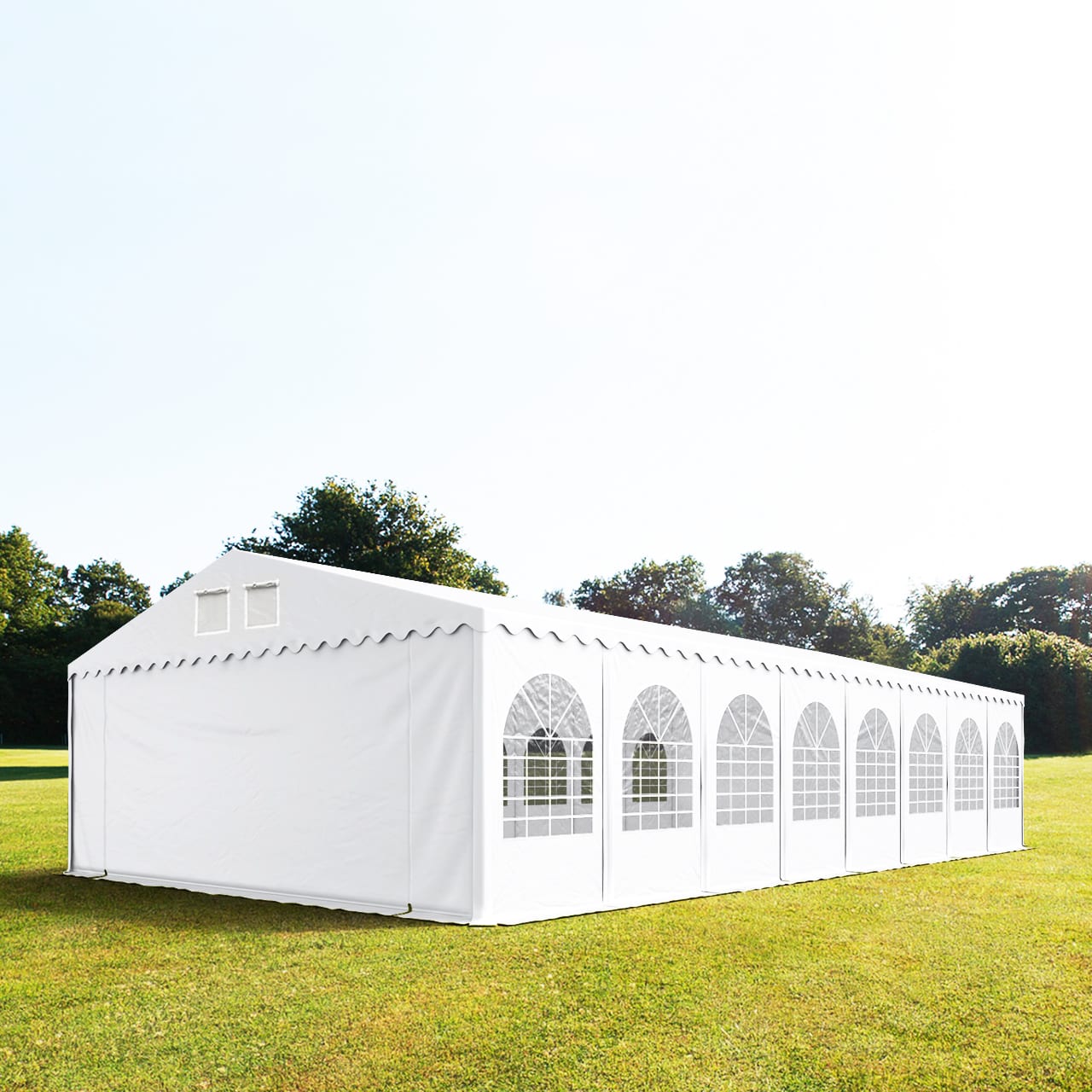 7x36m Partytelt hvid PVC 1400 Festtelt, Eventtelt