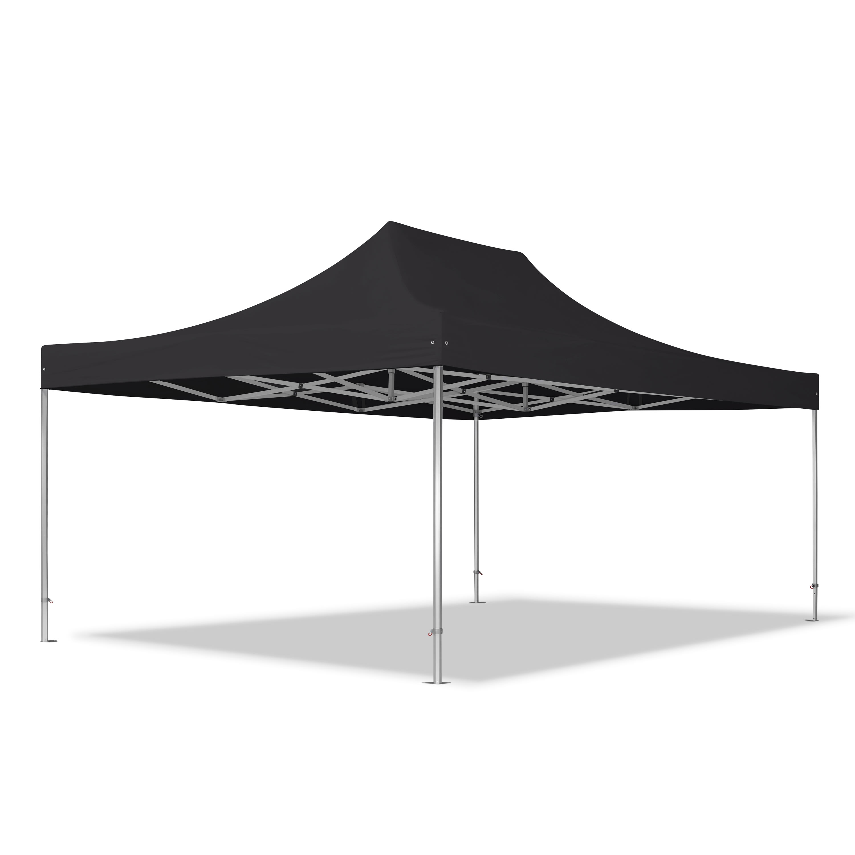 4x6m Pop up partytelt svart PVC 850 Easy-up-partytelt, Lettoppsett partytelt