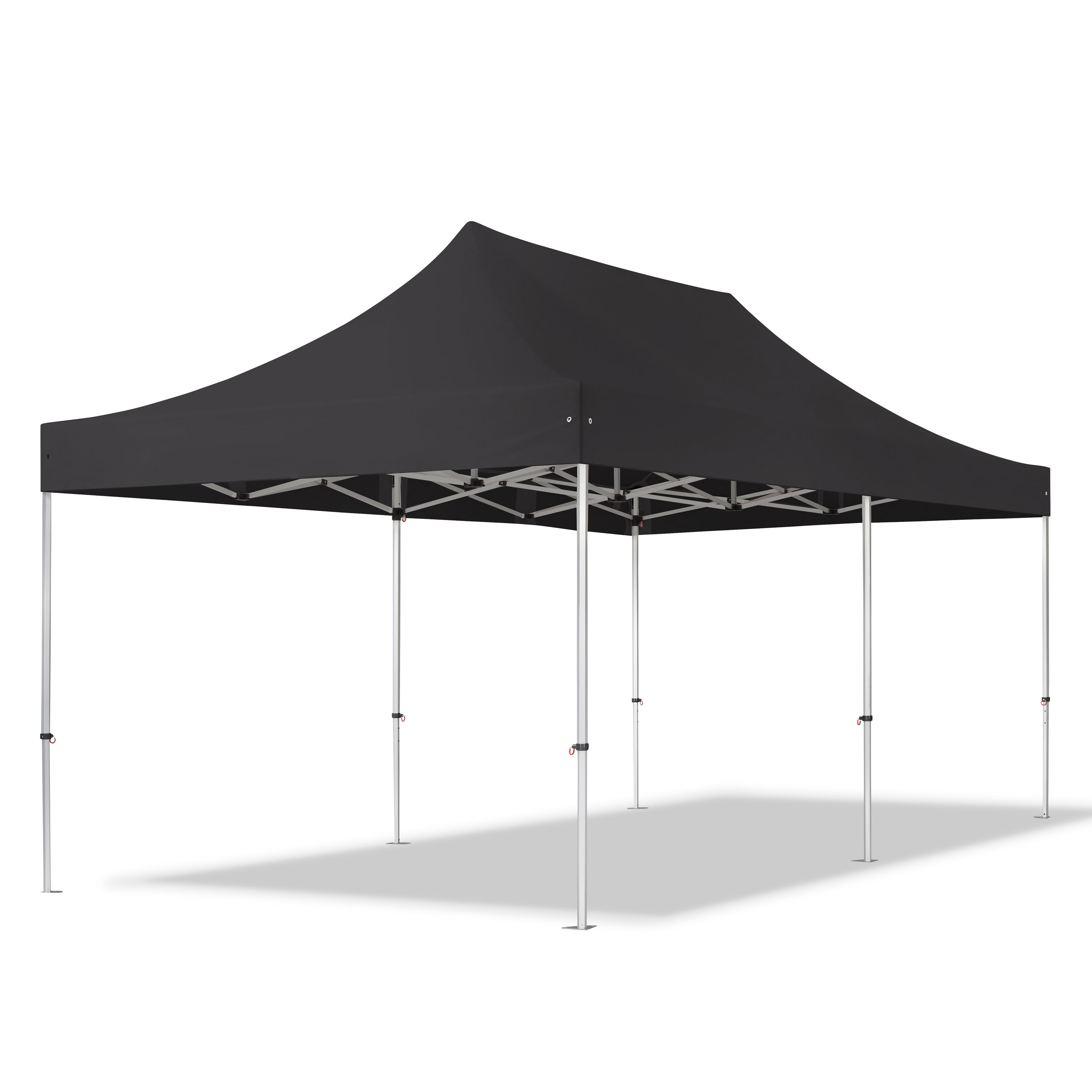 3x6m Tonnelle pliante noir PVC 850 Tente pliante, Barnum pliante