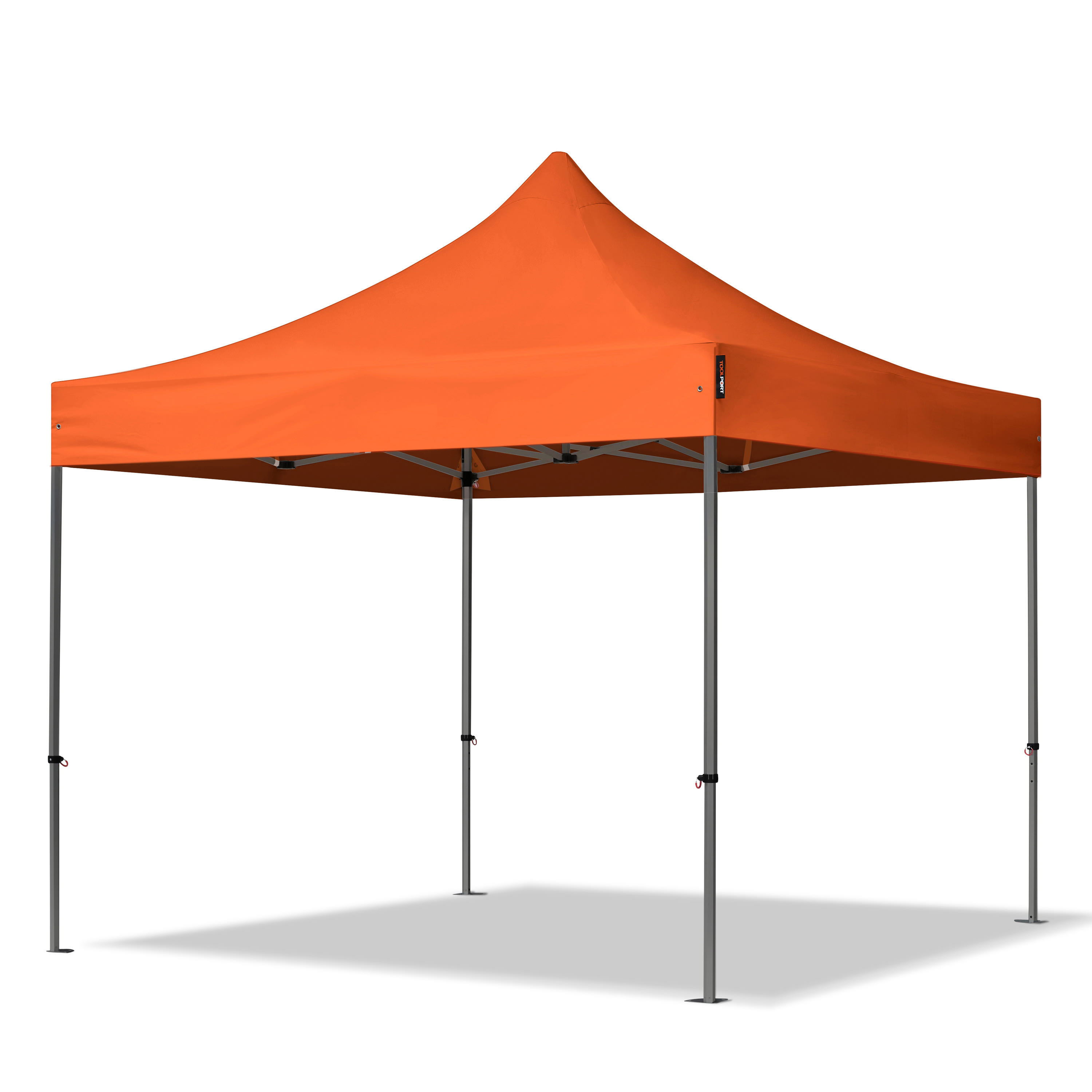 3x3m Easy up Partytent oranje Hoogwaardig polyester 750 Pop Up Partytenten, Easy Up paviljoen, Doorwerktent