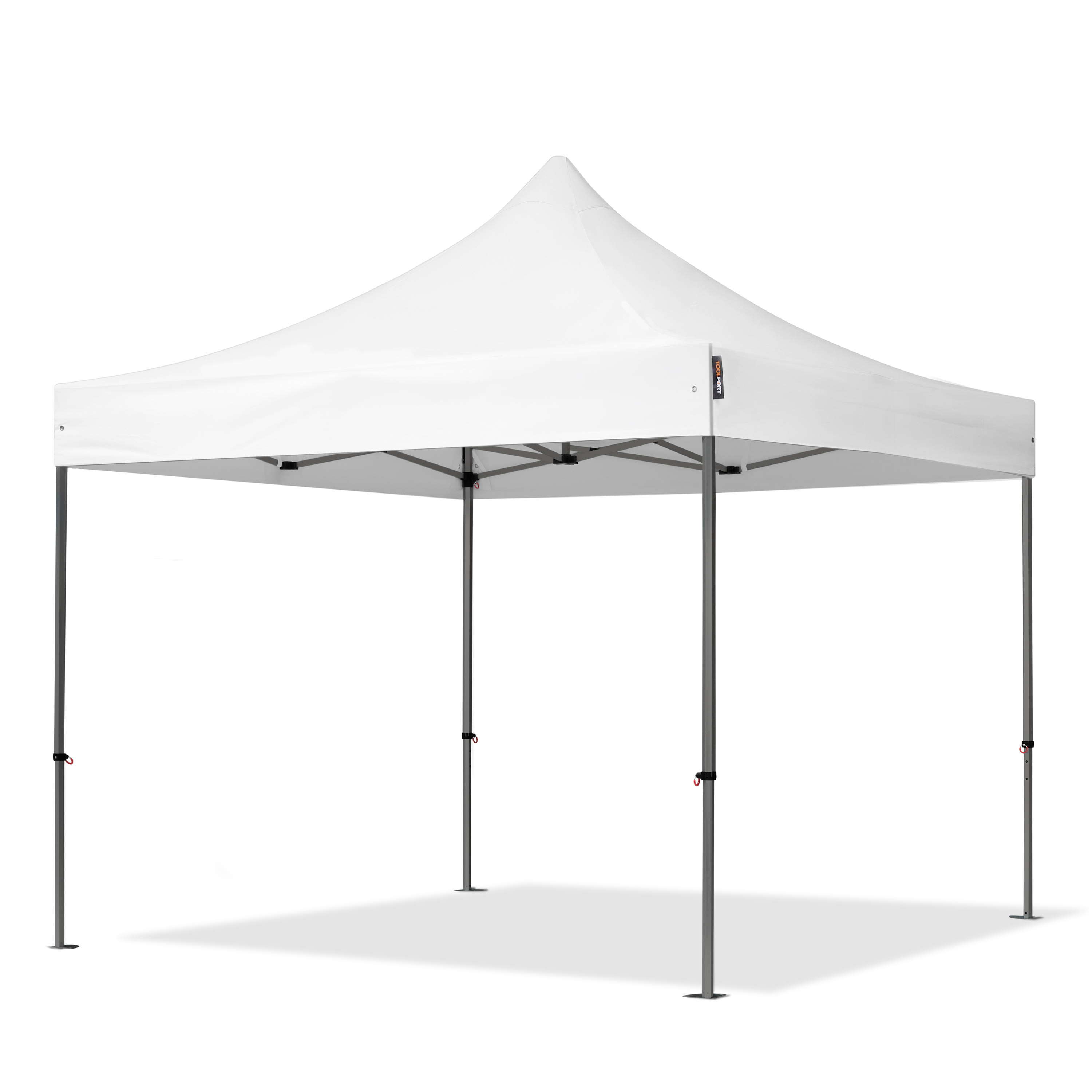 3x3m Gazebo pieghevole bianco Poliestere ad alte prestazioni 750 Tenda Pieghevole, Gazebo richiudibile, Gazebo rapido