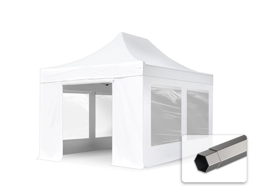 3x4,5m Easy up Partytent wit PVC 800 Pop Up Partytenten, Easy Up paviljoen, Doorwerktent
