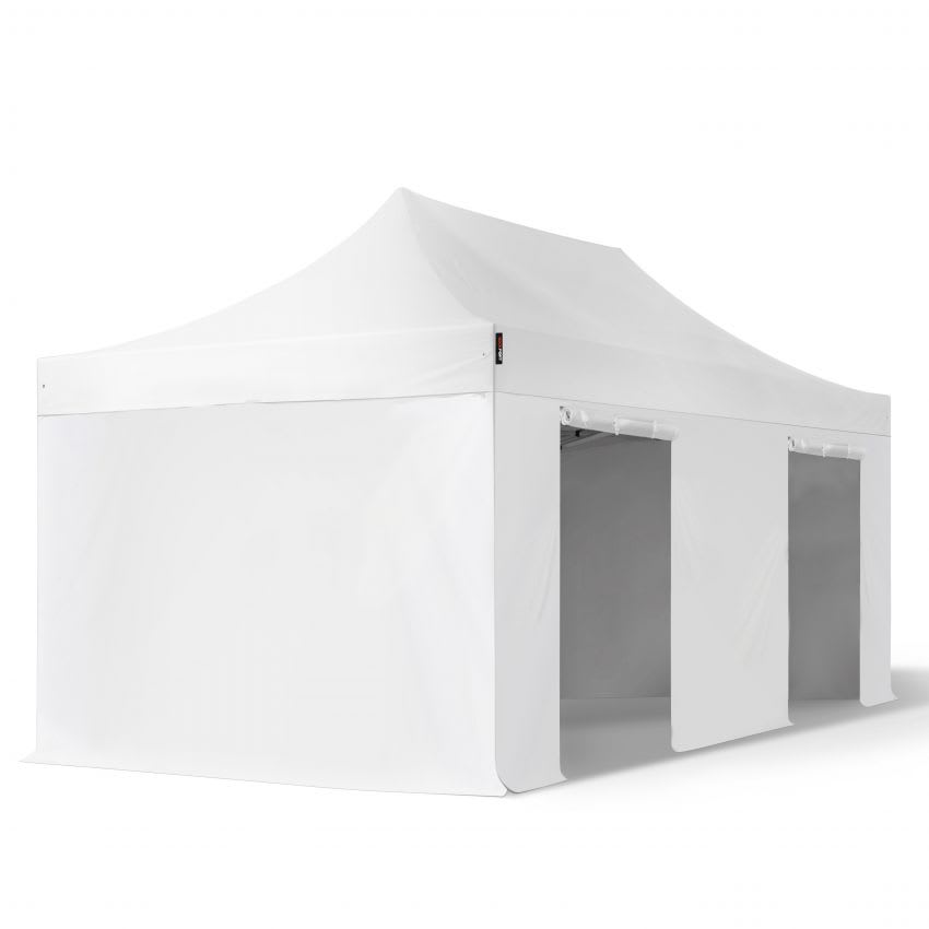 3x6m Tonnelle pliante blanc PVC 800 Tente pliante, Barnum pliante
