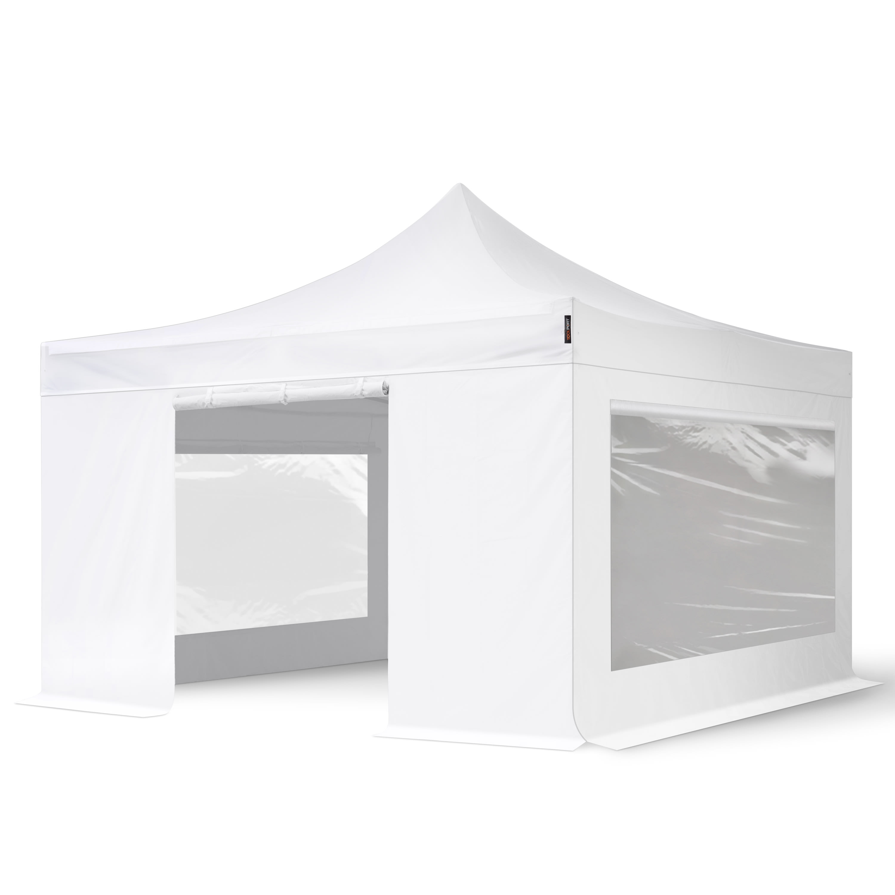 4x4m Tonnelle pliante blanc PVC 800 Tente pliante, Barnum pliante