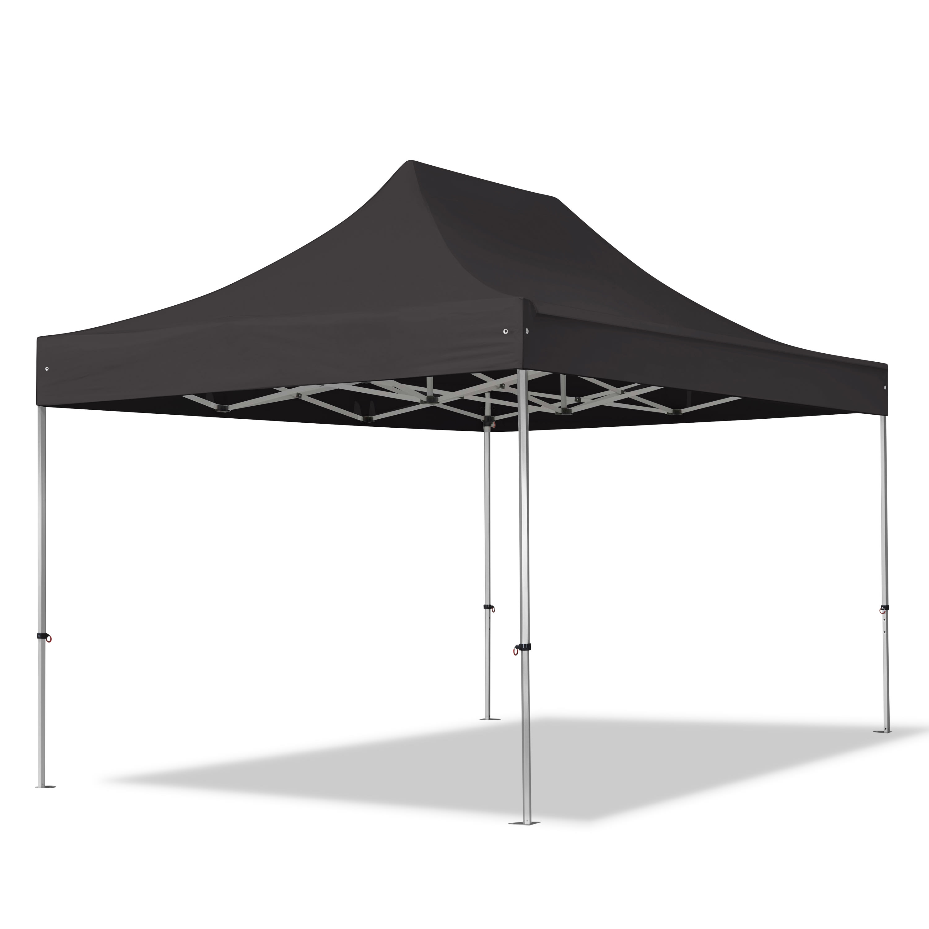 3x4,5m Easy up Partytent zwart Hoogwaardig polyester 800 Pop Up Partytenten, Easy Up paviljoen, Doorwerktent