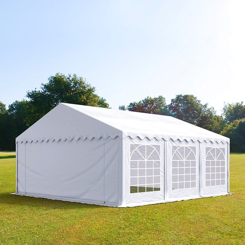 5x6m Partytent wit PVC 700 Feesttenten, Bruilofttent, Kadertenten, Horecatenten, Pagodetenten, Restaurant Tenten