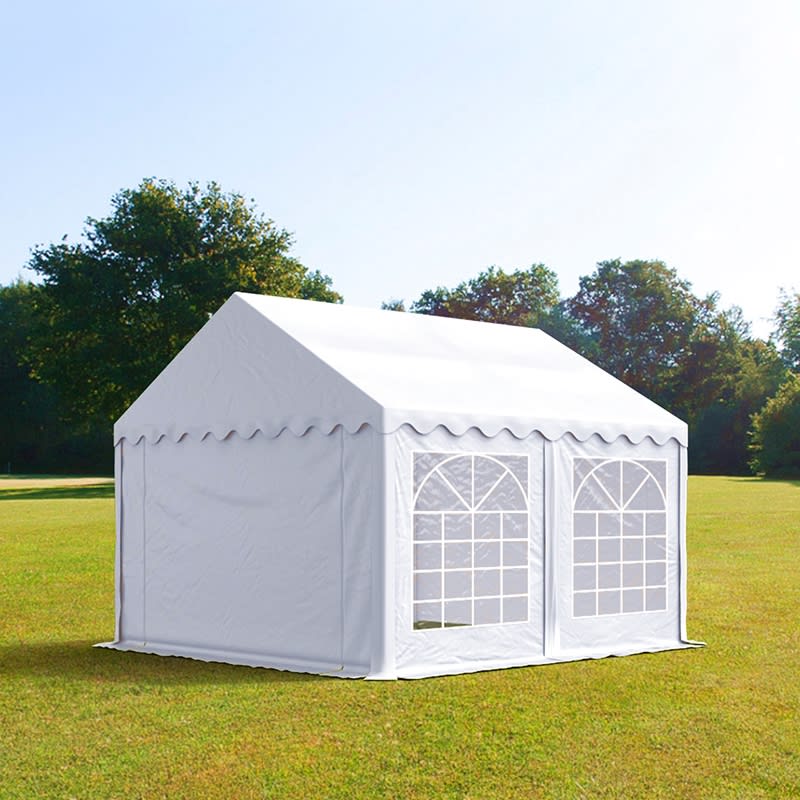 3x4m Marquee white PVC 700 PRO party tent, event shelter