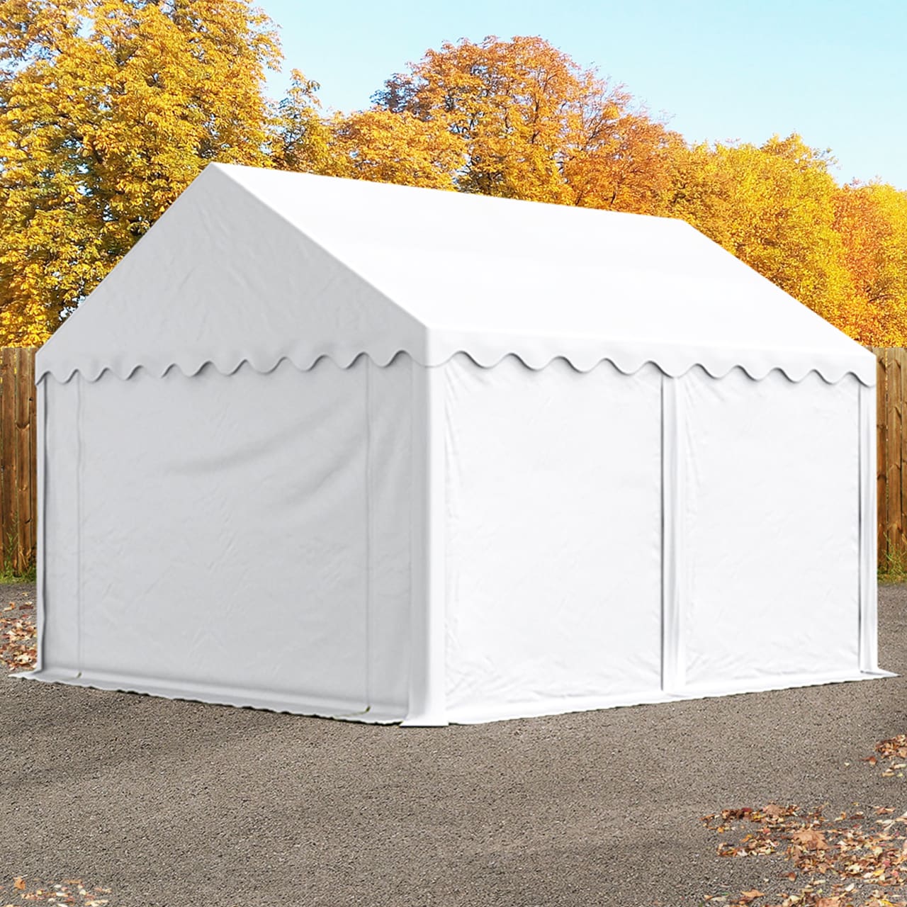 3x4m Tende Capannone bianco PVC 700 Tendone Deposito, Tenda Capannone, Tenda Deposito