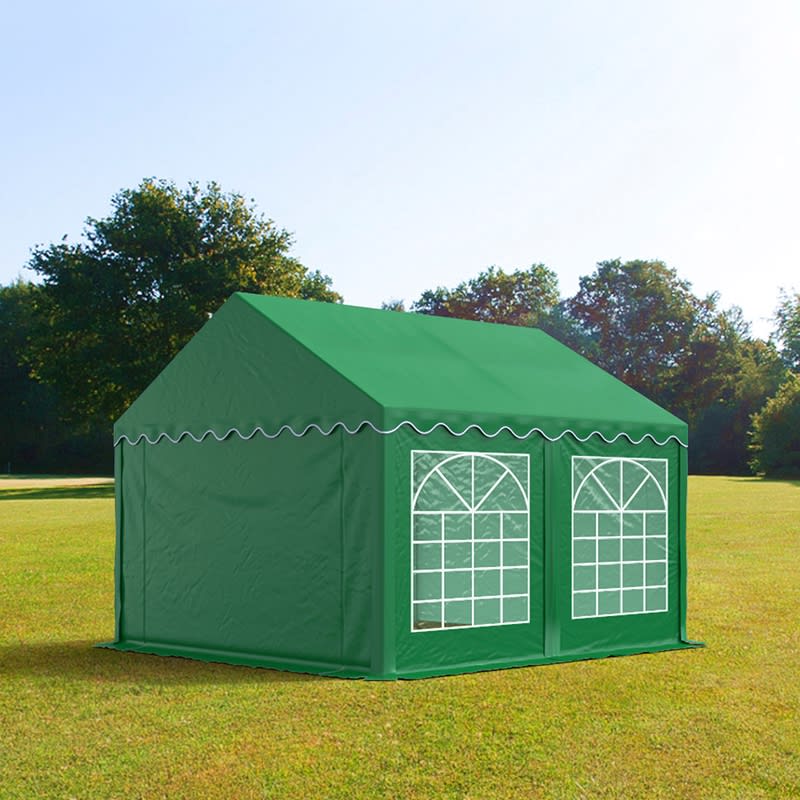 3x4m Tente de réception vert foncé PVC 700 Barnum, Chapiteau
