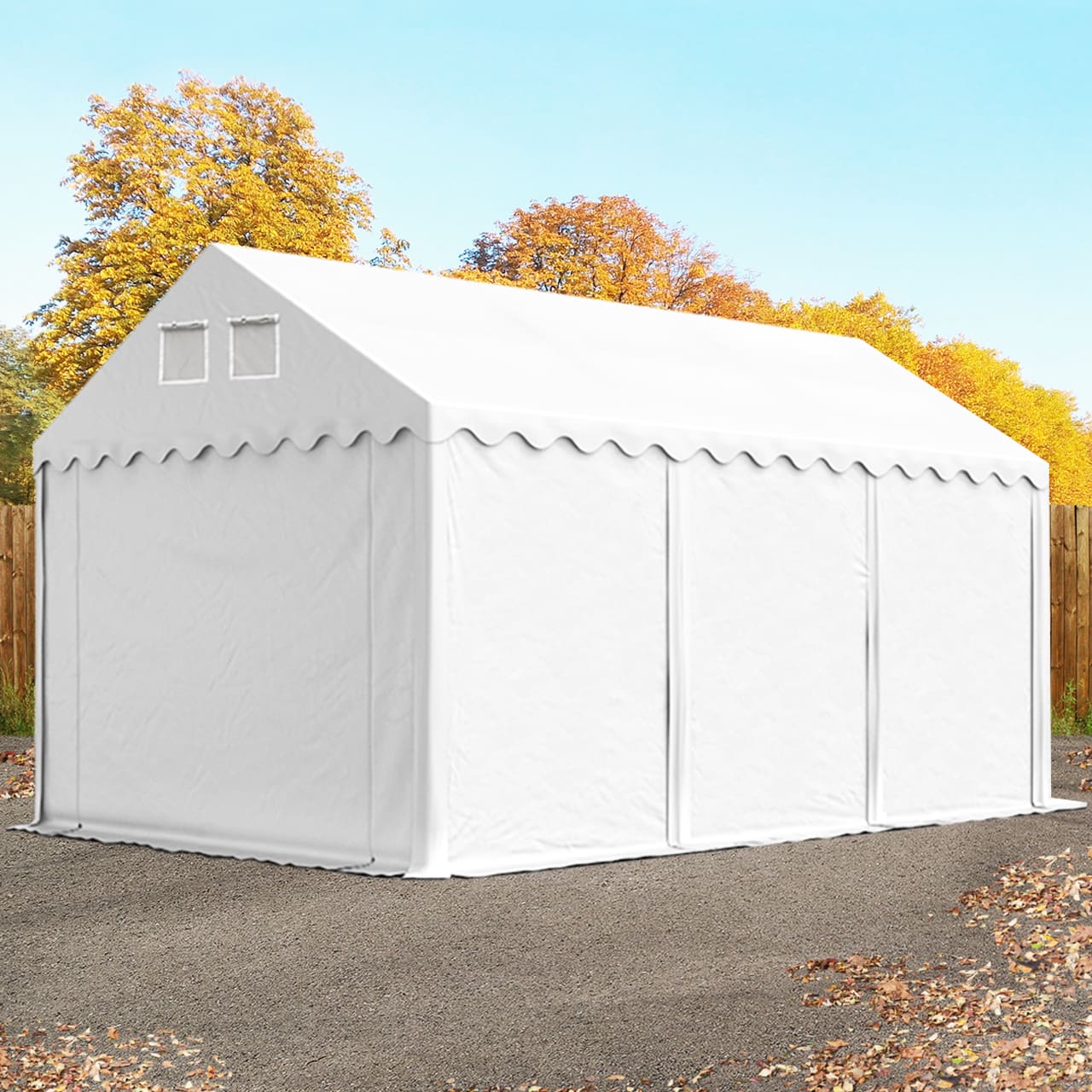 4x6m Namiot Magazynowy biały PVC 800 Namiot Przemysłowy