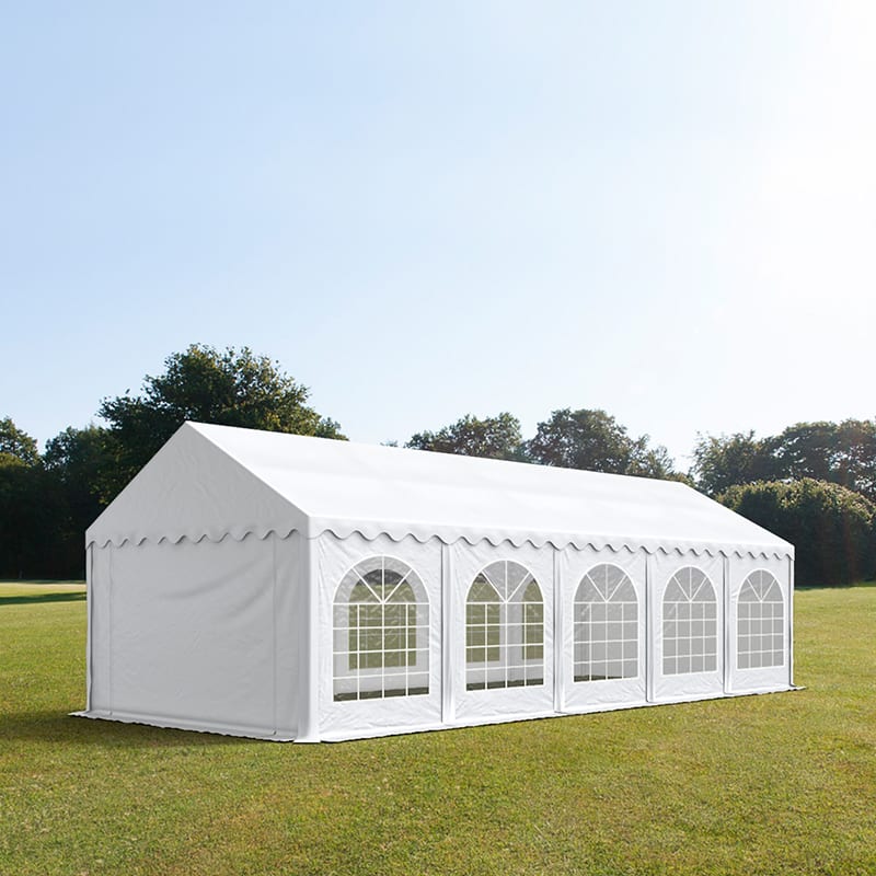 4x10m Marquee white PVC 750 PRO party tent, event shelter