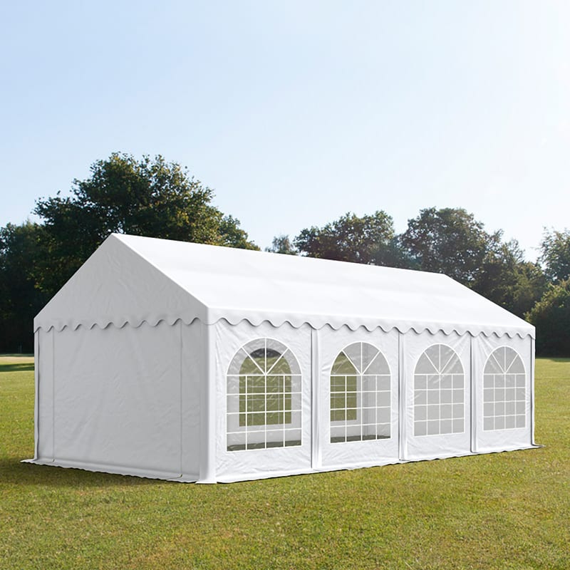 3x8m Marquee white PVC 750 PRO party tent, event shelter