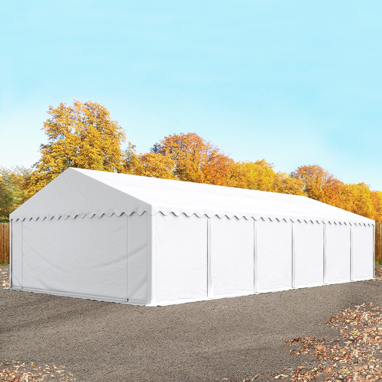 6x12m Namiot Magazynowy biały PVC 750 Namiot Przemysłowy