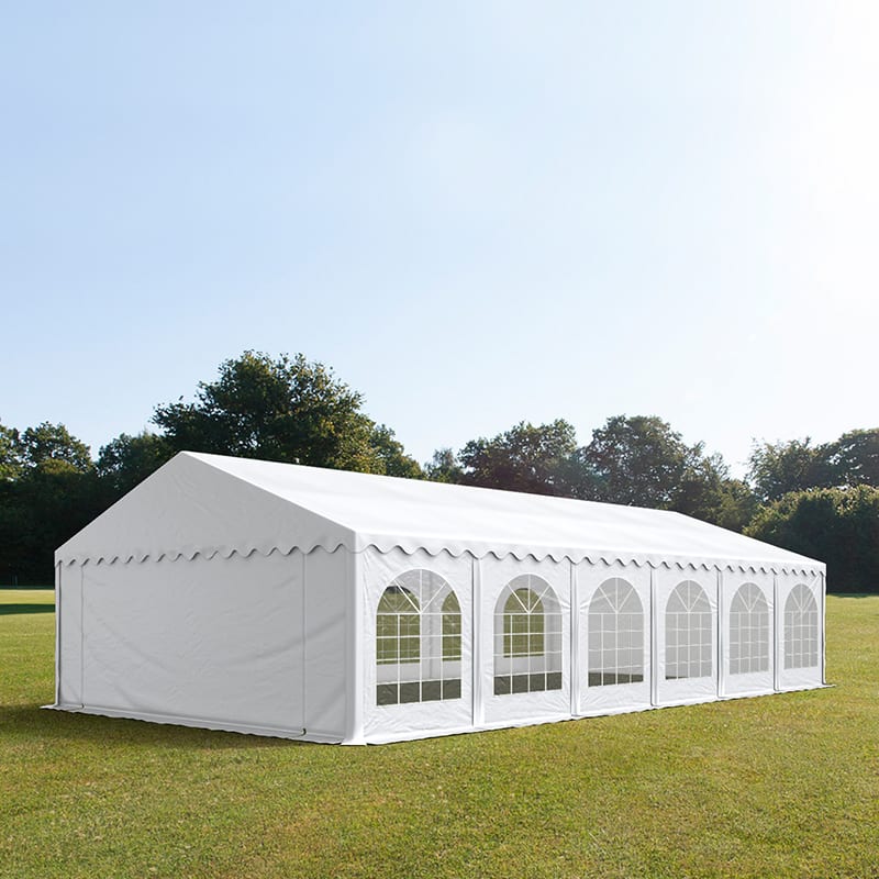 6x12m Partytelt hvid PVC 750 Festtelt, Eventtelt