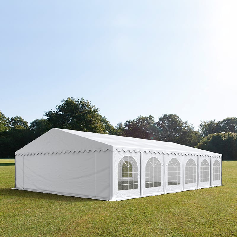 8x12m Partytent wit PVC 750 Feesttenten, Bruilofttent, Kadertenten, Horecatenten, Pagodetenten, Restaurant Tenten