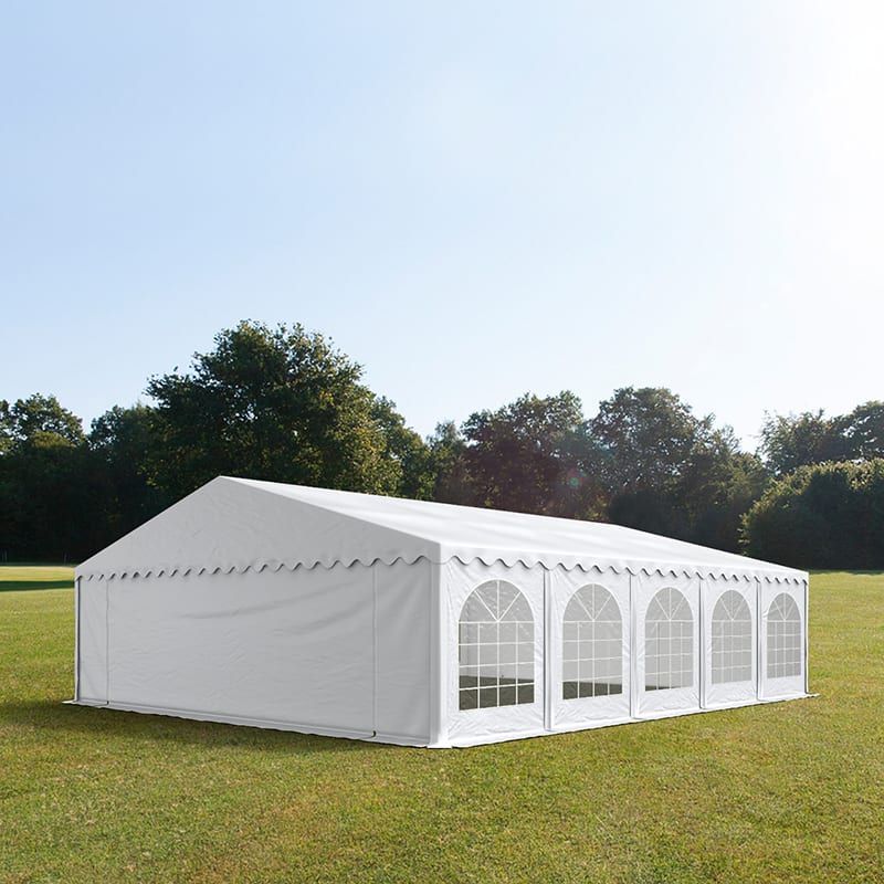 8x10m Partytent wit PVC 750 Feesttenten, Bruilofttent, Kadertenten, Horecatenten, Pagodetenten, Restaurant Tenten