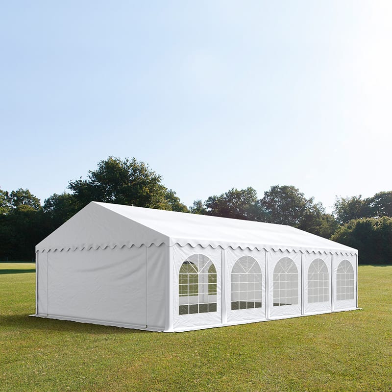 5x10m Marquee white PVC 750 PRO party tent, event shelter