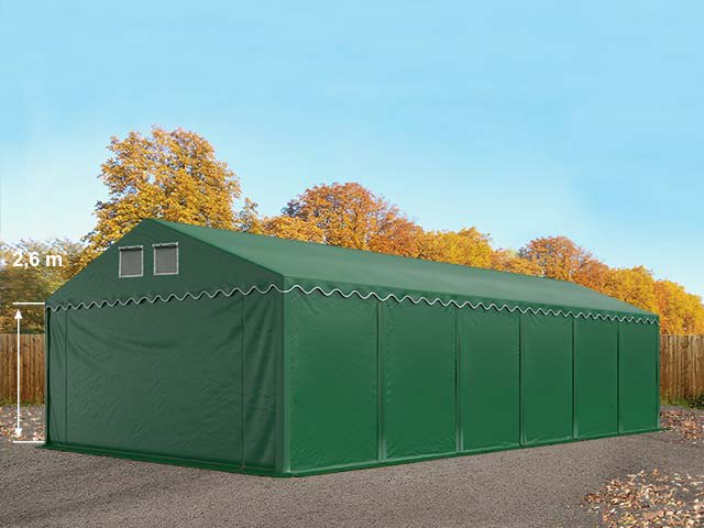 6x12m Namiot Magazynowy ciemnozielony PVC 800 Namiot Przemysłowy