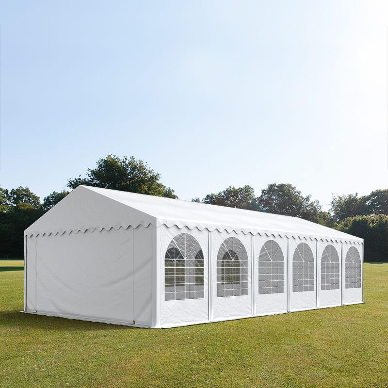 6x12m Tendone per feste bianco PVC 800 Gazebo per Feste, Tenda per Feste