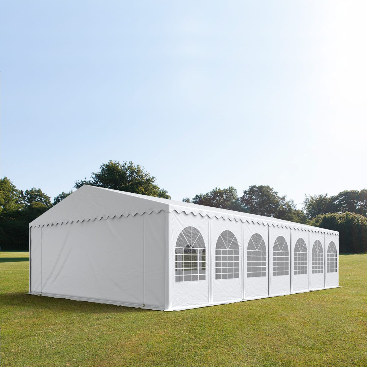 7x14m Partytent wit PVC 1400 Feesttenten, Bruilofttent, Kadertenten, Horecatenten, Pagodetenten, Restaurant Tenten
