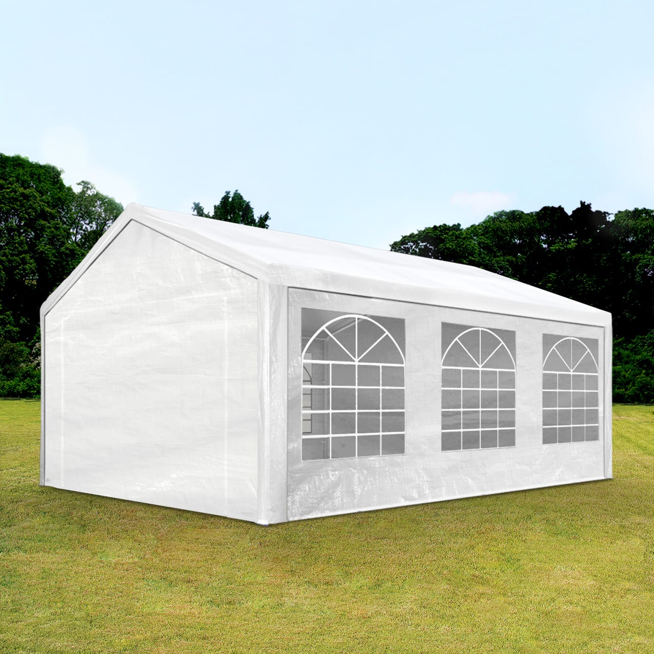 3x6m Marquee white PE 350 FLEX party tent, event shelter