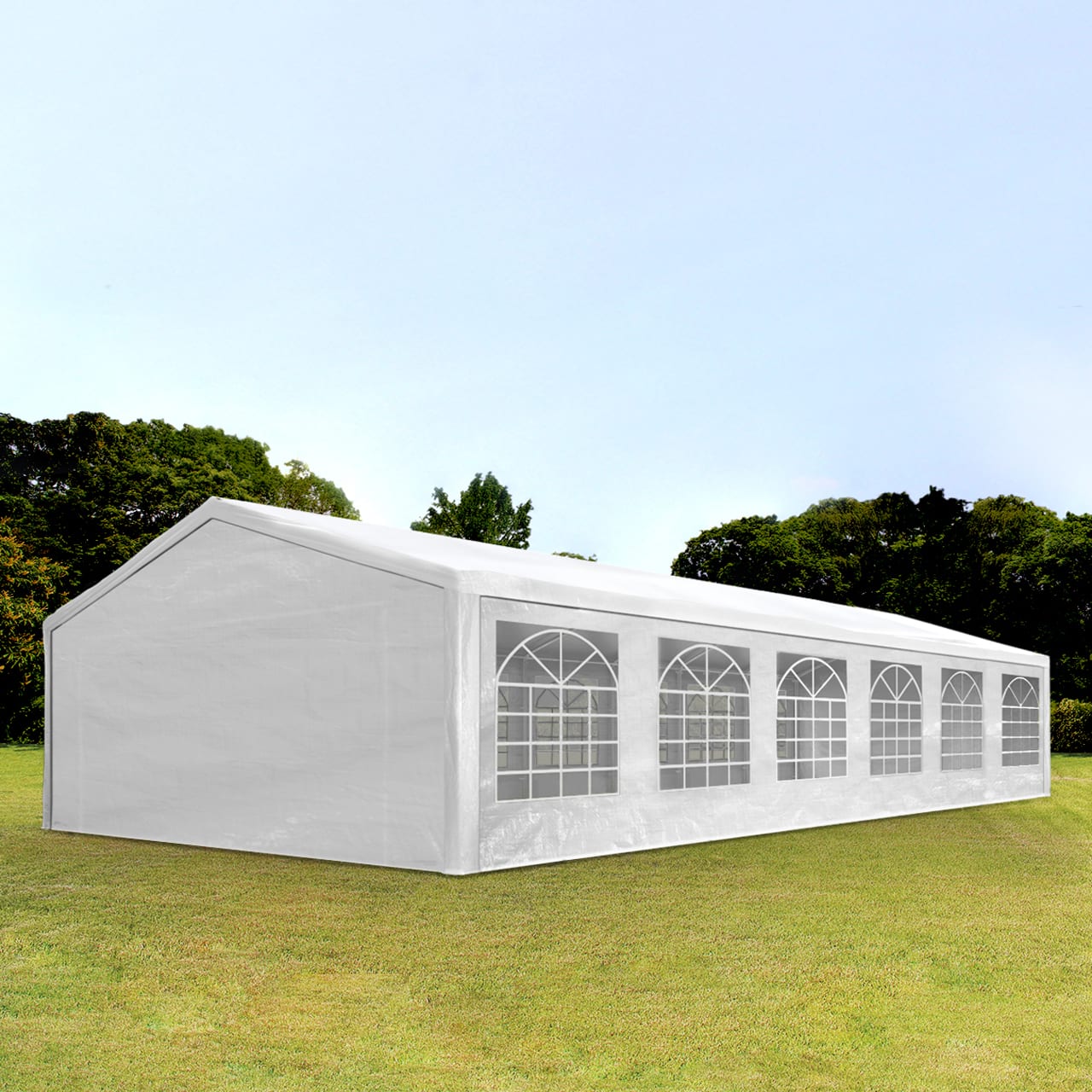 6x12m Namiot Imprezowy biały PE 350 Namiot ogrodowy, Namiot Eventowy, Namiot Cateringowy