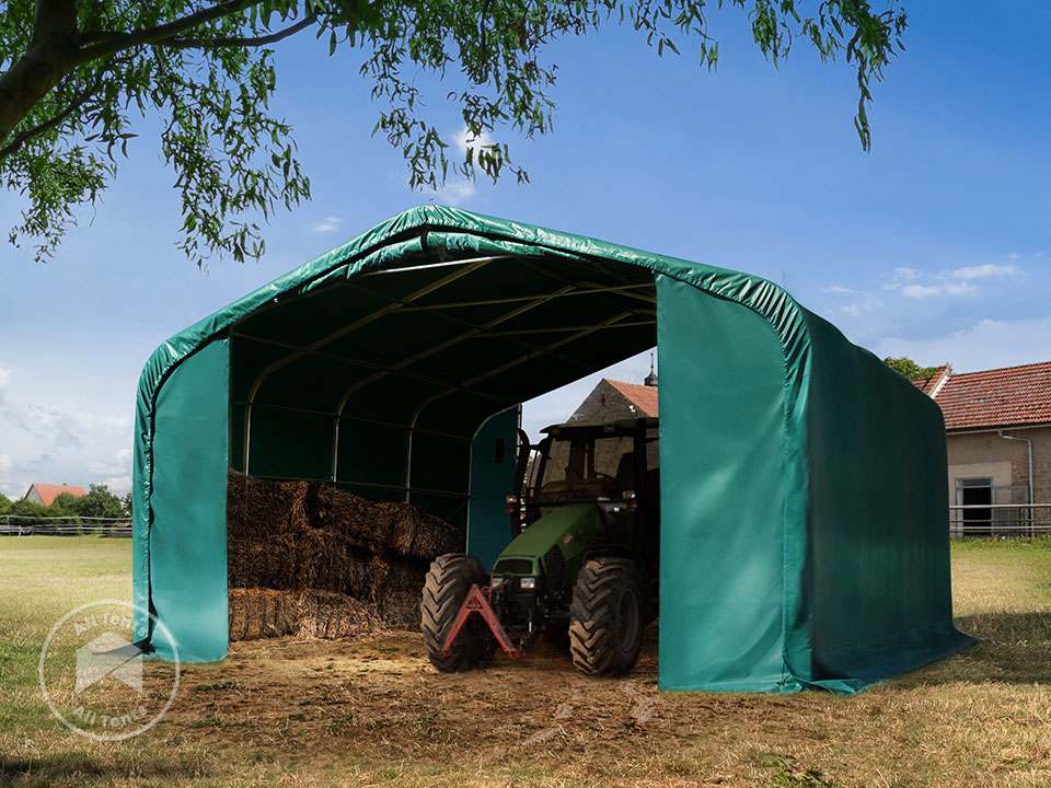 Farm storage tent x 6m dark green (6678174) Alltents