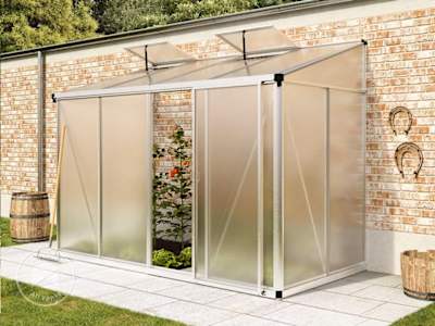 EDEN lean-to greenhouse