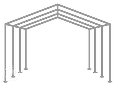 marquee with a standard steel frame