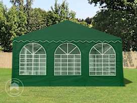 Gable End for 6m wide / 2.6m Side Height Marquees, with windows, dark green