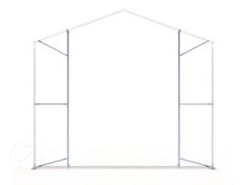 Gable wall bracing set for PVC party tents PRO PLUS, ULTRA and storage tents PREMIUM, PROFESSIONAL