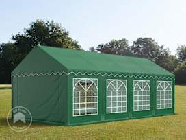 4x8m Marquee / Party tent, PVC 700, dark green