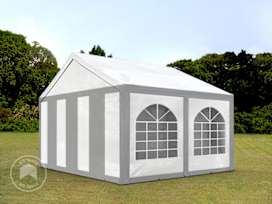 3x4m Marquee / Party tent, PE 450, grey-white 3x4m Marquee / Party tent, PE 450, grey-white