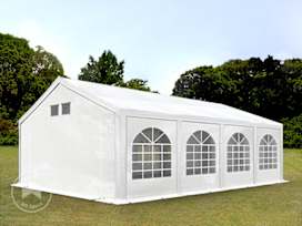 4x8m Marquee / Party tent, w. ground frame, PE 550, white 4x8m Marquee / Party tent, w. ground frame, PE 550, white