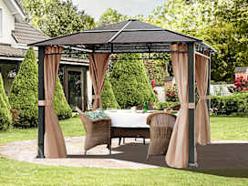 Garden Gazebo Hardtop Rendezvous Deluxe, 3x3m, cappuccino Garden Gazebo Hardtop Rendezvous Deluxe, 3x3m, cappuccino