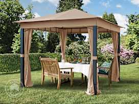 Garden Gazebo Sunset Premium 3x3m, cappuccino