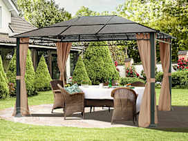 Garden Gazebo Hardtop Rendezvous Deluxe, 3x4m, cappuccino Garden Gazebo Hardtop Rendezvous Deluxe, 3x4m, cappuccino