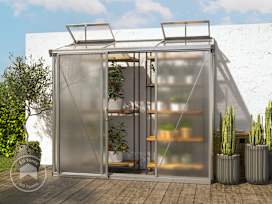 222 x 77 cm Lean-to greenhouse