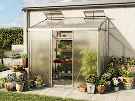222 x 147 cm Lean-to greenhouse