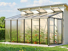 388 x 194 cm Lean-to greenhouse