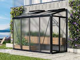263 x 132 cm Lean-to greenhouse