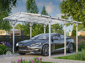 2.85x5.05m Carport, aluminium