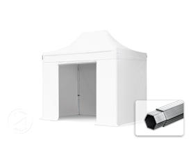3x2m PES 800 Pop Up Gazebo PROFESSIONAL Aluminium 40 mm, incl. Sidewalls, white