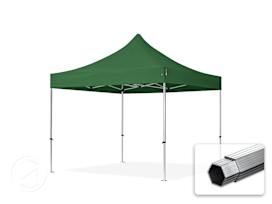 3x3m PES 800 Pop Up Gazebo PROFESSIONAL Aluminium 40 mm, dark green